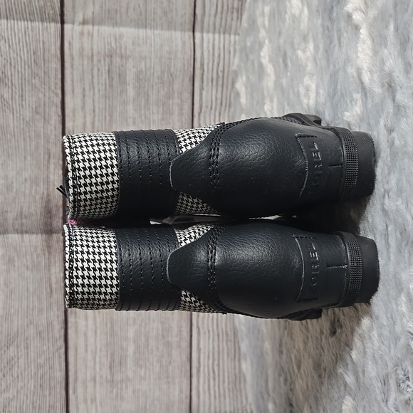 Sorel Lexie Wedgie Black/White Waterproof Winter Boots, Little Girls Size 1, NWT - Picture 4 of 11